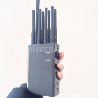 8 van de Stoorzender Handbediend Lojack WiFi GPS van het antennes3g 4G Signaal het Signaalblocker Apparaat
