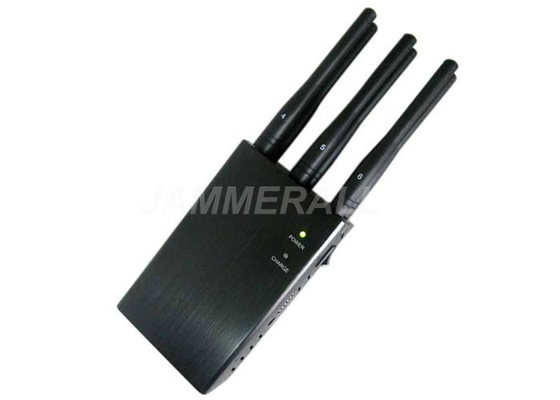 De verkiesbare Handbediende Mobiele Telefoonstoorzender 6 Antennes typt voor de Signaalen van GPS 3G 4G