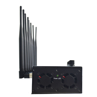 Cellulaire het Signaalstoorzender 8 van de Celtelefoon Blocker van Antenneswifi GPS met Koelsysteem