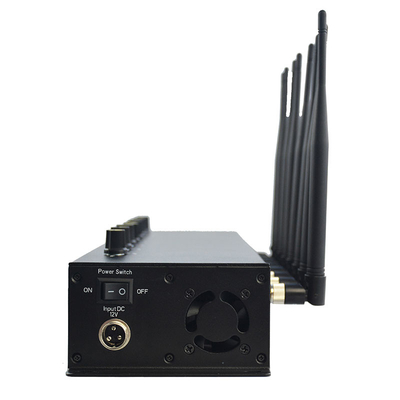 Cellulaire het Signaalstoorzender 8 van de Celtelefoon Blocker van Antenneswifi GPS met Koelsysteem