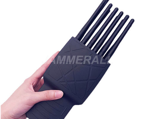 kwaliteit  All - In - One Handheld Cell Phone Jammer For LOJACK GPSL1L2L5 WiFi Signals fabriek