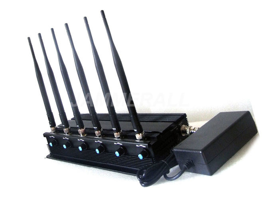 6W al WiFi-van het Signaalstoorzender/Apparaat Blocker met Ingebouwde Koelventilator